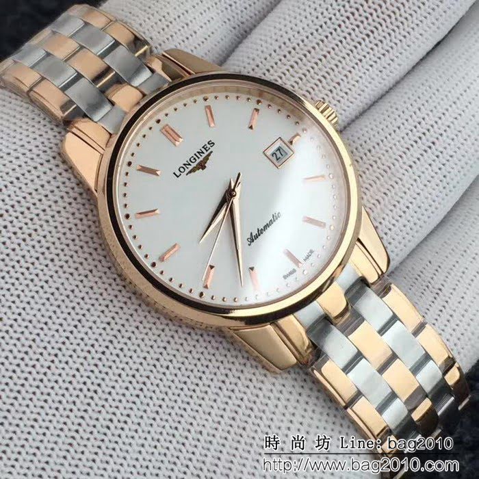 LONGINES浪琴 全自動機械 時尚男士腕表 WSS1172